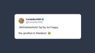 A user's comments on Travis Kelce seemingly unfollowing Ryan Reynolds on Instagram (Image via X/@CandyBar3000)